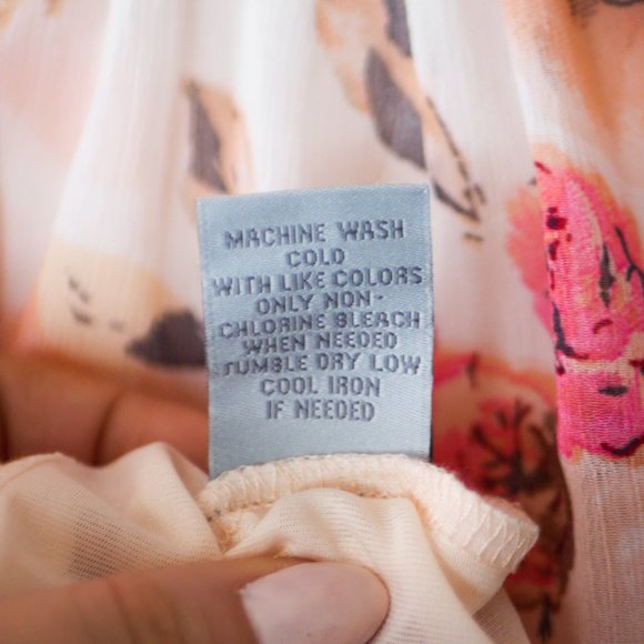 Charlotte Russe Pink Floral Dress M - Picture 7 of 7